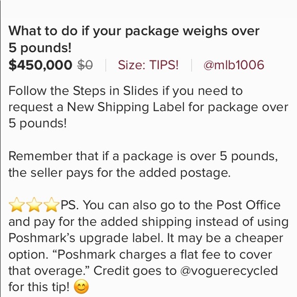 SHIPPING INFORMATION courtesy of @ mlb1006 - Picture 6 of 6